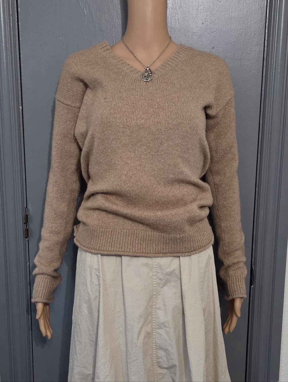 Gap Tan V-Neck Sweater